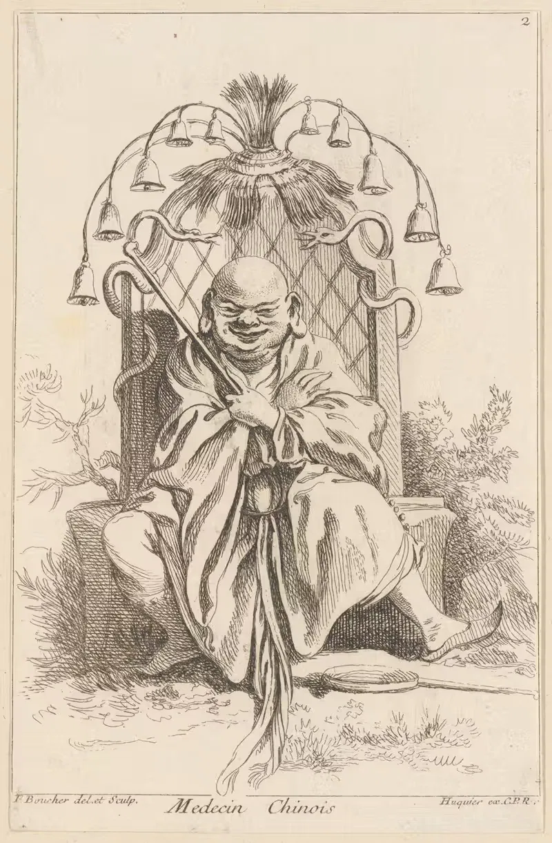 Китайский доктор by Франсуа Буше, 1738–1745 — digital art print download