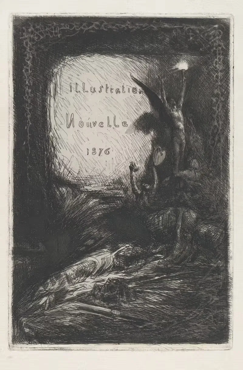 Новая иллюстрация by Франсуа-Николя Шиффлар, 1876 — digital art print download