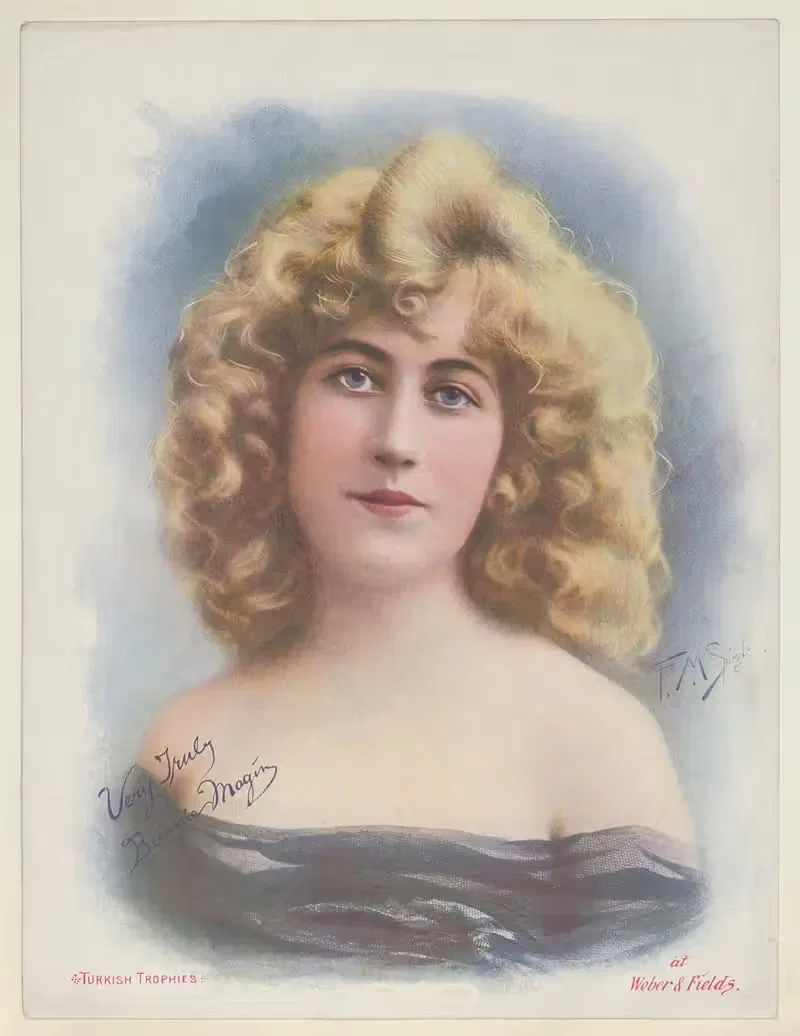 Бонни Маджин в Уэбере и Филдсе by Фредерик Моладор Спигл, 1900 — digital art print download