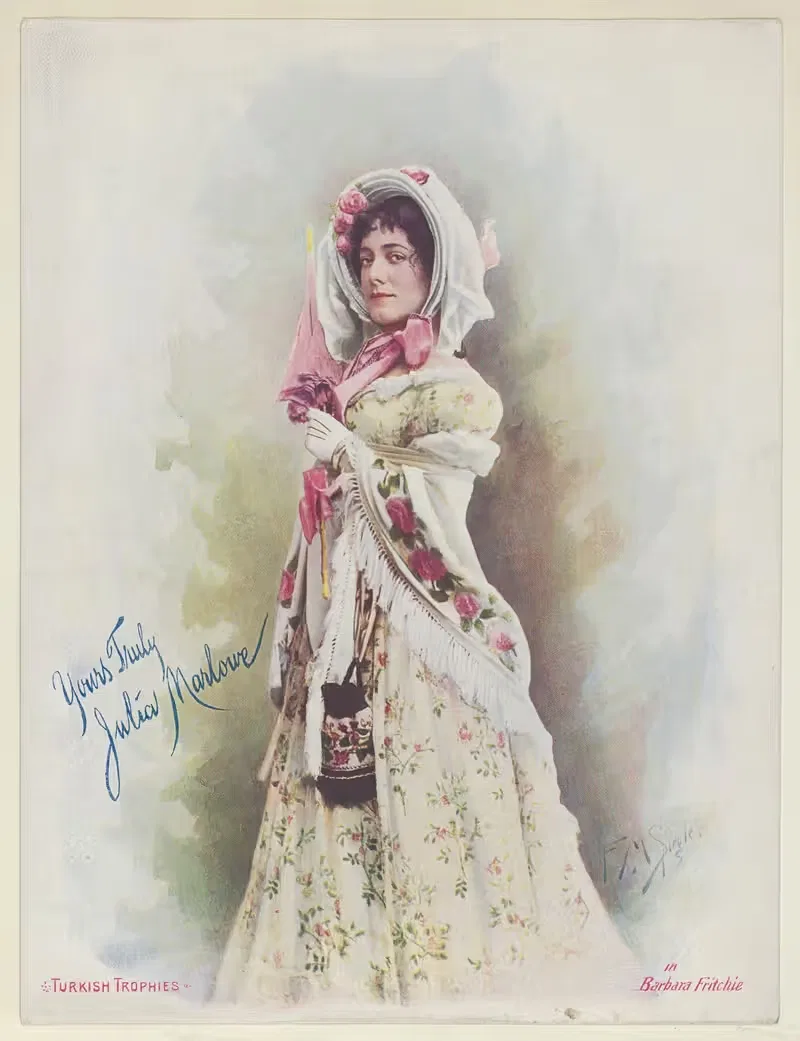 Джулия Марлоу в Барбаре Фритчи by Фредерик Моладор Спигл, 1900 — digital art print download
