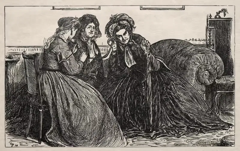 Жизнь в Лондоне by Джордж Дю Мориэ, 1866 — digital art print download