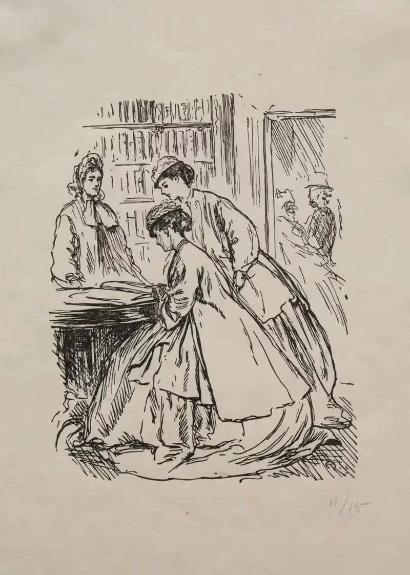 Много шума из ничего by Джордж Дю Мориэ, 1866 — digital art print download