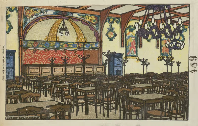 Пивоварня Хюттельдорф, А. Бруссати by Густав Кальхаммер, 1912 — digital art print download