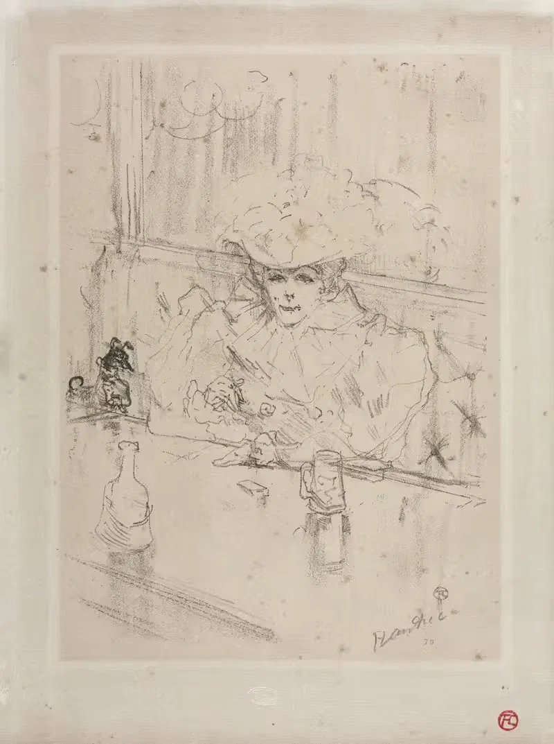 В Ханнетоне by Анри де Тулуз-Лотрек, 1898 — digital art print download