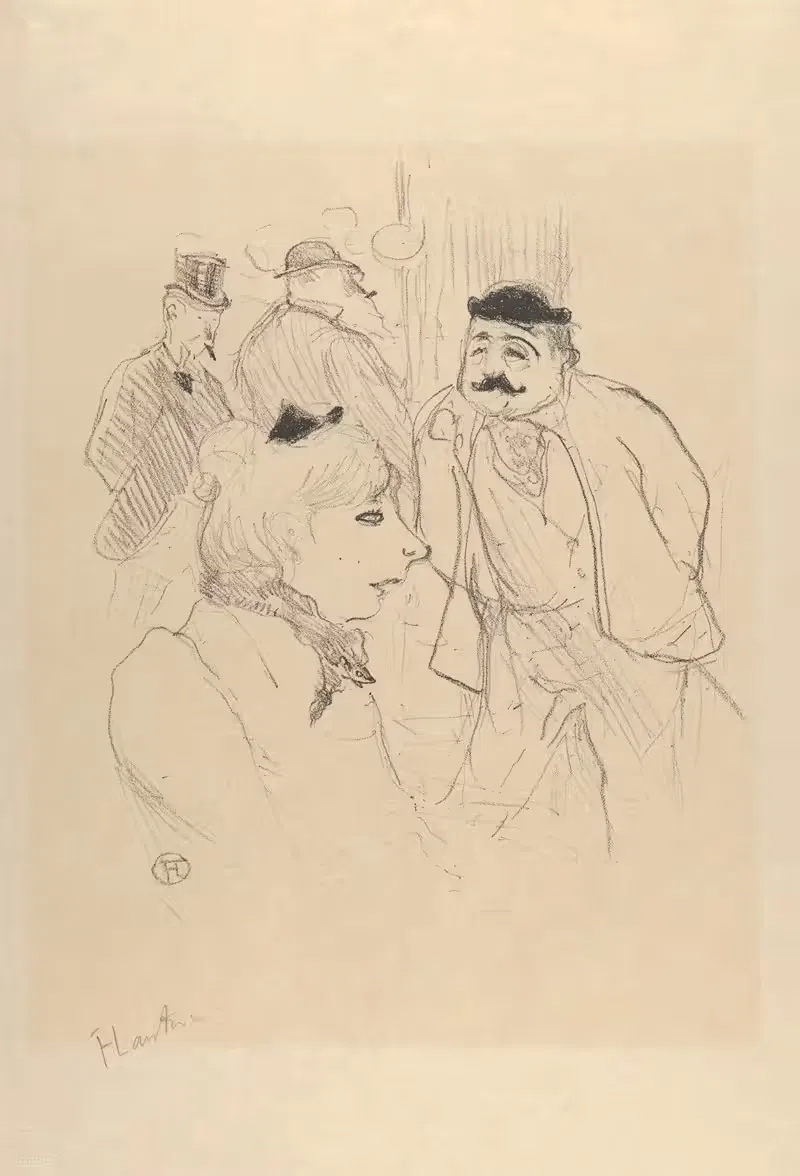 Стебель, Мулен Руж by Анри де Тулуз-Лотрек, 1894 — digital art print download