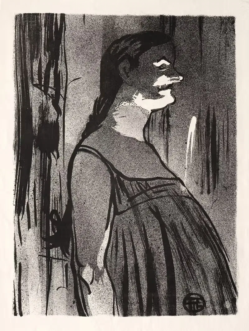 Кафе-концерт; Мадам Абдала by Анри де Тулуз-Лотрек, 1893 — digital art print download