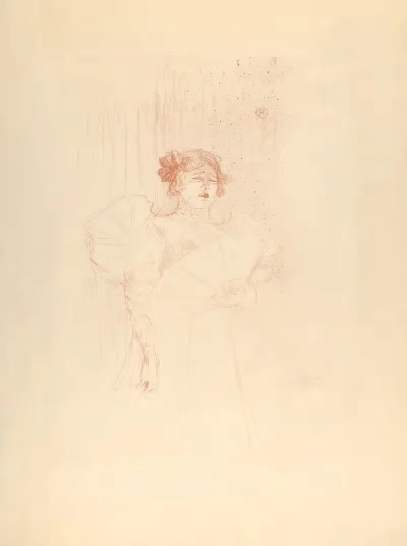 Люс Мюрэс (Фронтальный вид) by Анри де Тулуз-Лотрек, 1895 — digital art print download