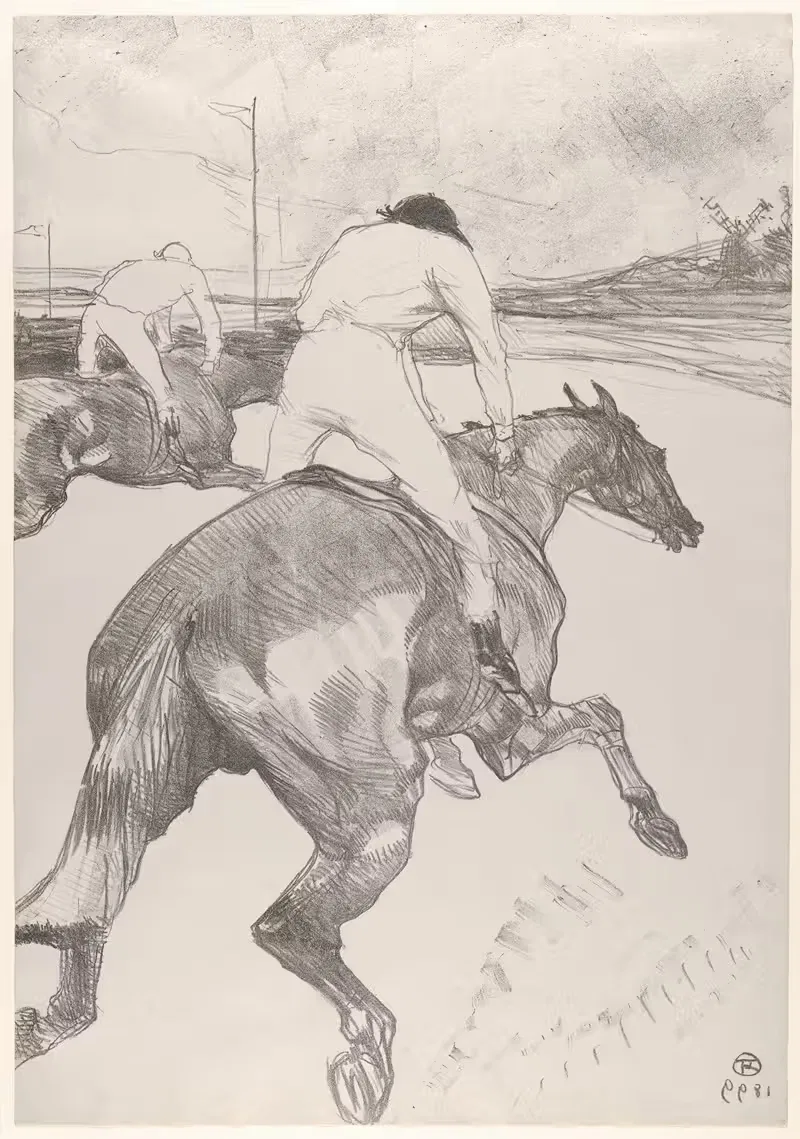 Жокей by Анри де Тулуз-Лотрек, 1899 — digital art print download