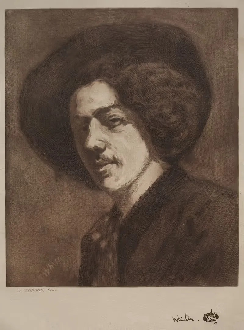 Джеймс МакНил Уистлер. by Анри-Шарль Герар, 1888 — digital art print download