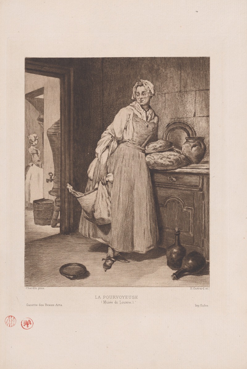 Поставщик by Анри-Шарль Герар, 1888 — digital art print download