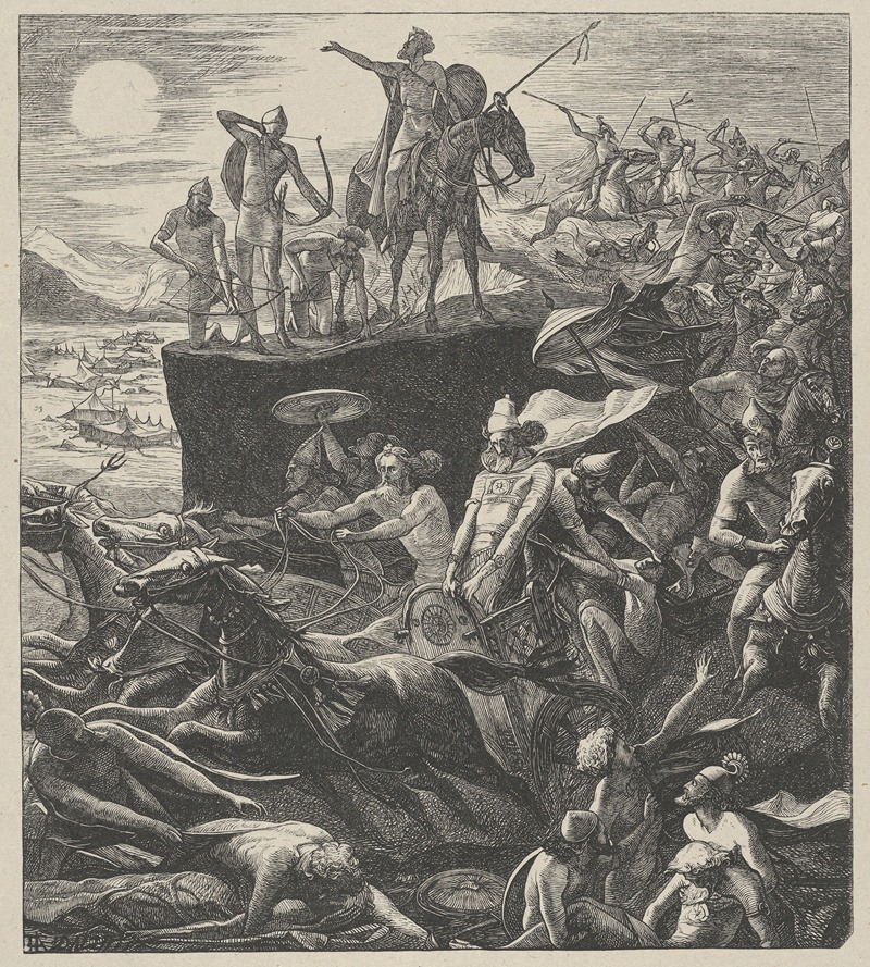 The Sun and the Moon Stand Still — Henry Hugh Armstead