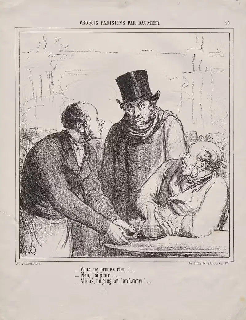Are you not ordering anything… by Honoré Daumier, 1865 — digital art print download