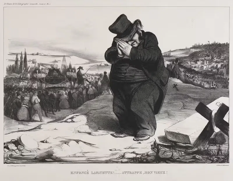 Failed Lafayette! It Serves You Right, My Old Friend! — Honoré Daumier