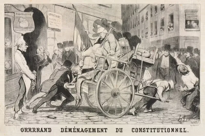 Great Removal of the Constitutional Establishment — Honoré Daumier