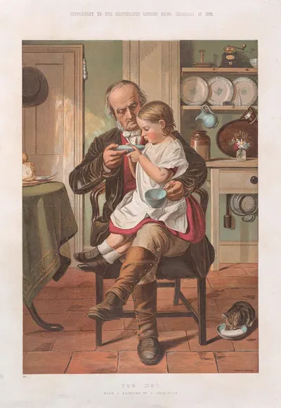 Слишком жарко by Джеймс Коллинсон, 1863 — digital art print download