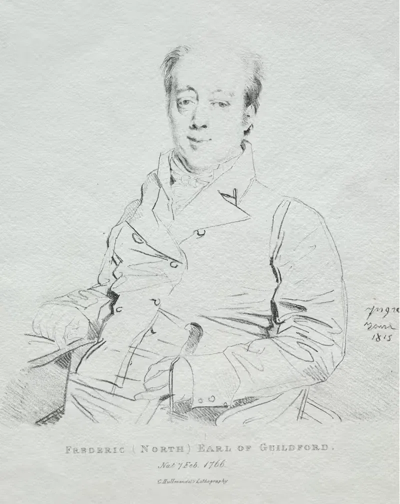Frederic 5th Earl of Guilford — Jean Auguste Dominique Ingres