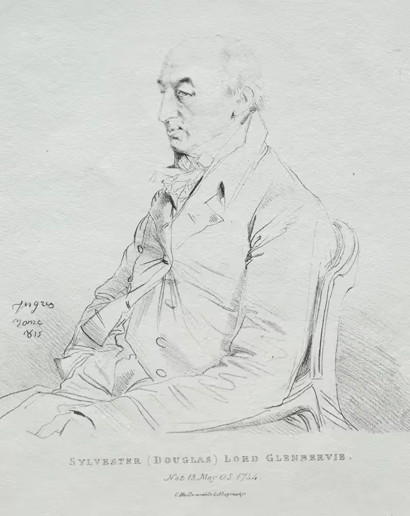 Сильвестр Лорд Гленберви by Жан Огюст Доминик Энгр, 1815 — digital art print download