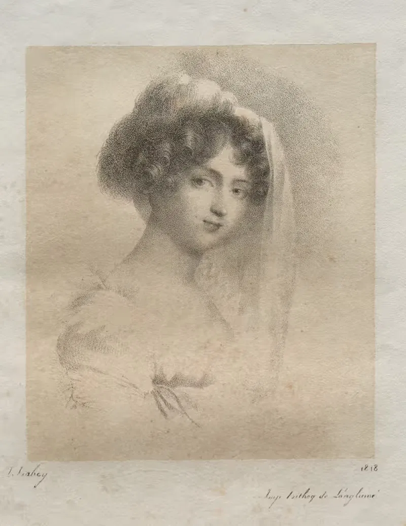 Мадам Орейс Верне by Жан-Батист Изабей, 1818 — digital art print download