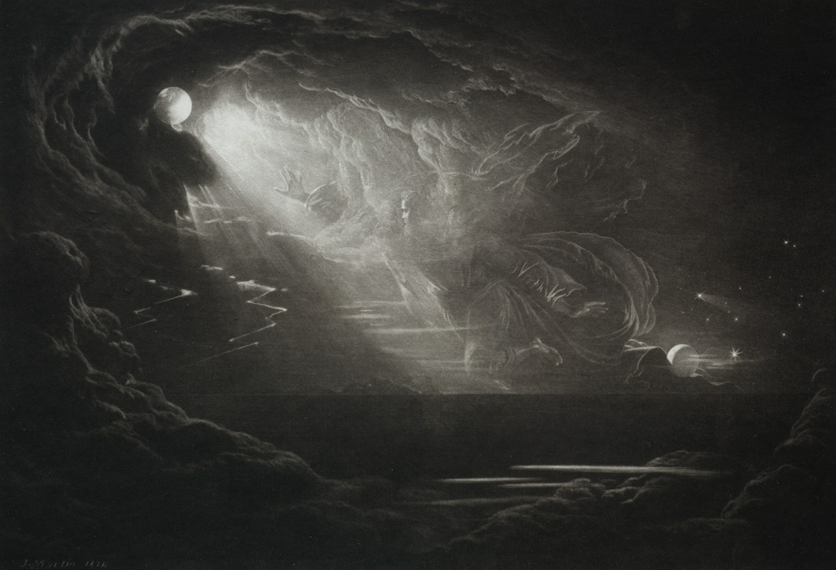 Paradise Lost; The Creation of Light — John Martin