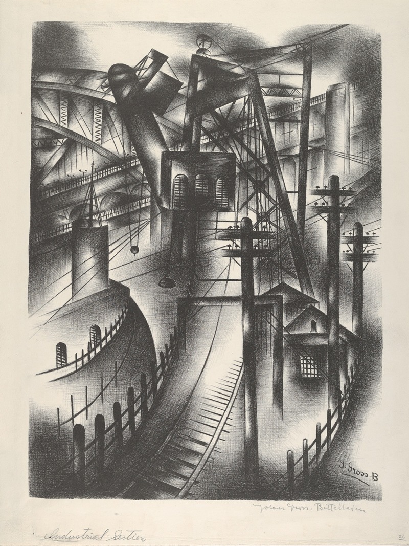 Промышленный сектор by Йолан Гросс Беттельхейм, 1936 — digital art print download