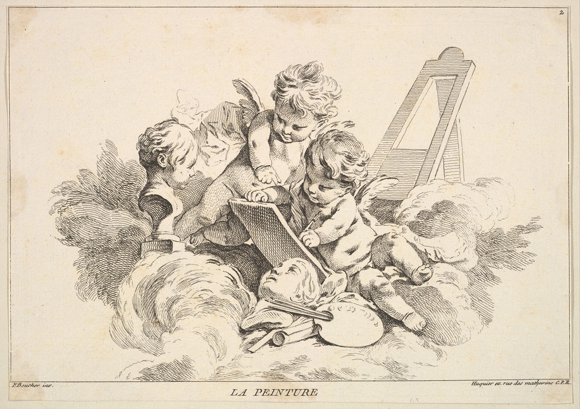 Painting — Louis-Felix de La Rue