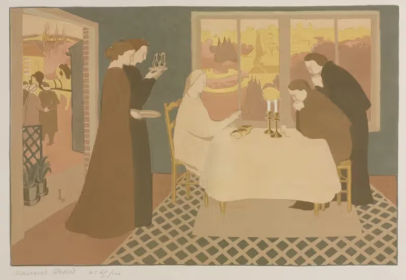 Пилигримы в Эммаусе by Морис Дени, 1895 — digital art print download