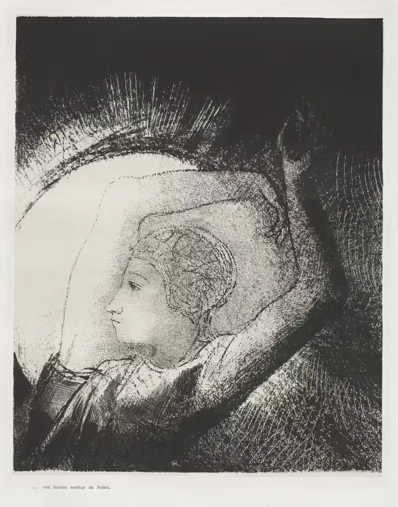 A Woman Clothed with the Sun — Odilon Redon
