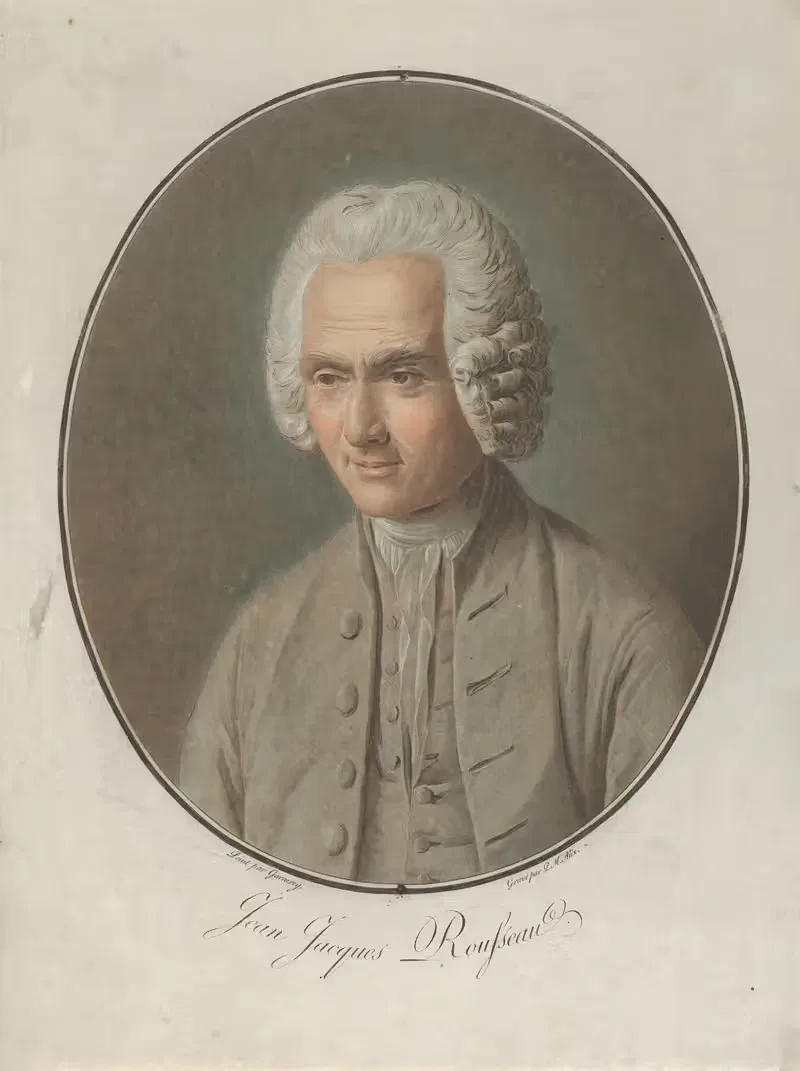Jean-Jacques Rousseau by Pierre Michel Alix, 1791 — digital art print download