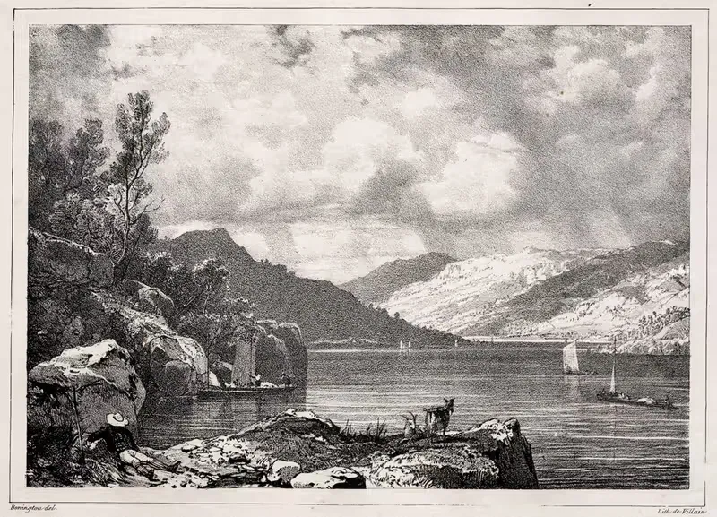 Лох Ломонд by Ричард Паркс Бонингтон, 1826 — digital art print download