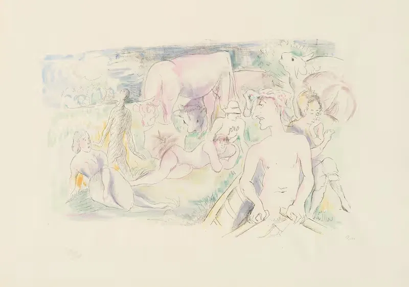 Остров блаженных (Кокаин, 12) by Рудольф Гроссманн, 1924 — digital art print download