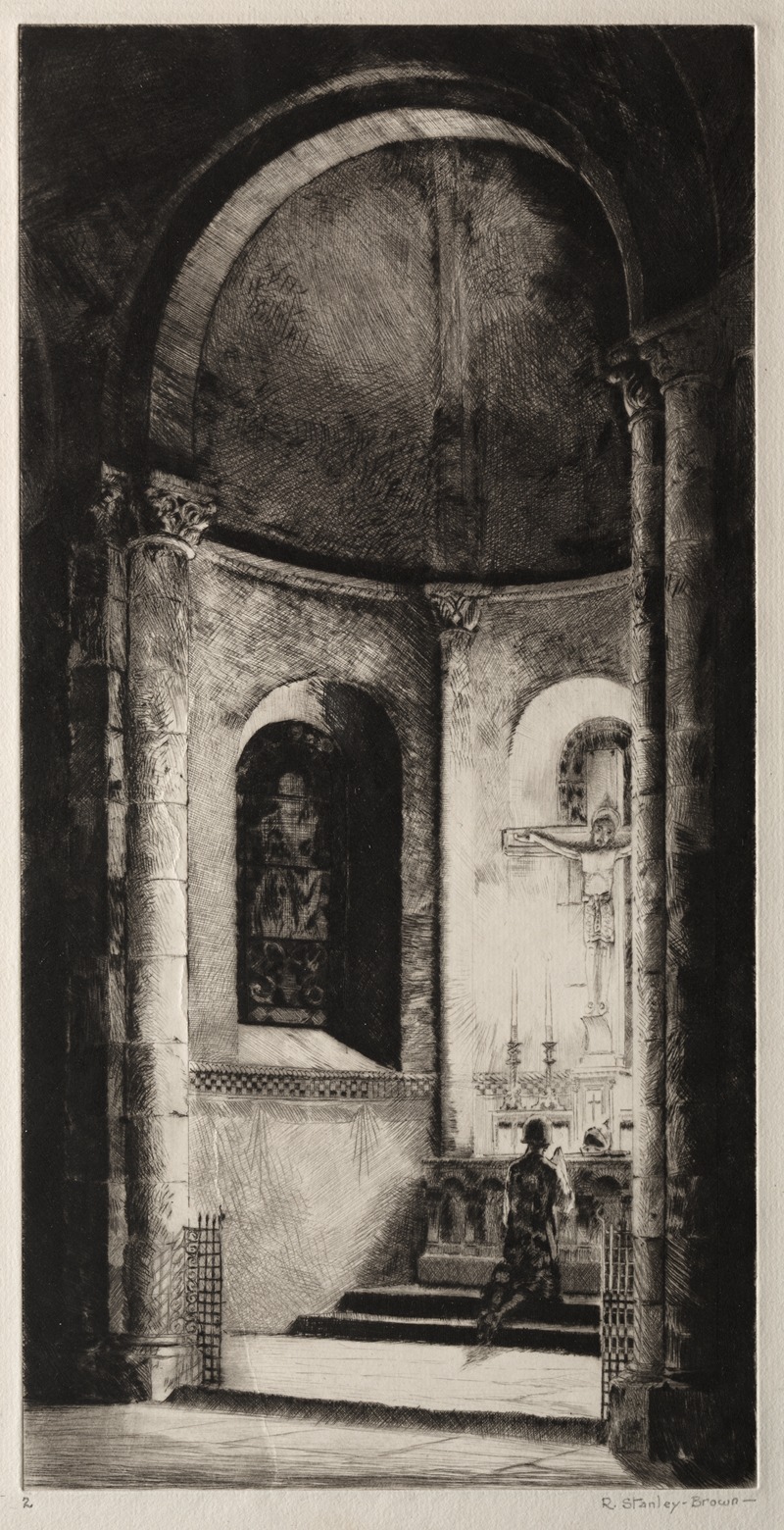 Бдение крестоносца by Рудольф Стэнли-Браун, c. 1926 — digital art print download