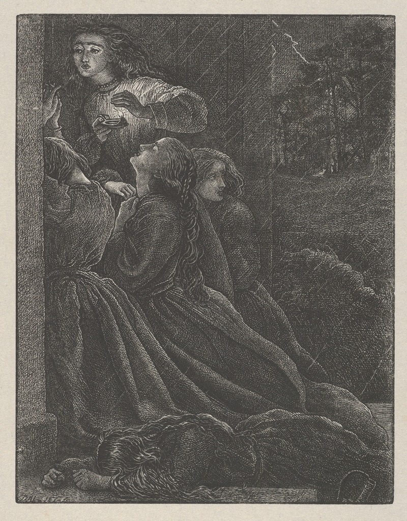 The Foolish Virgins by Сэр Джон Эверетт Милле, 1864 — digital art print download