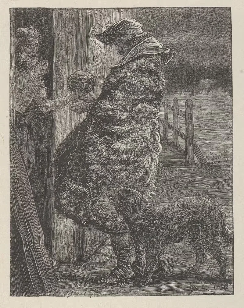 Непрошеный друг by Сэр Джон Эверетт Милле, 1864 — digital art print download