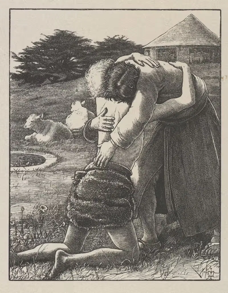 Блудный сын by Сэр Джон Эверетт Милле, 1864 — digital art print download