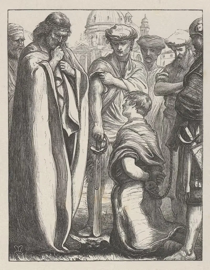 Безжалостный слуга by Сэр Джон Эверетт Милле, 1864 — digital art print download