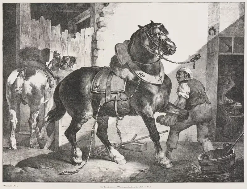 The French Blacksmith by Théodore Géricault, 1822 — digital art print download