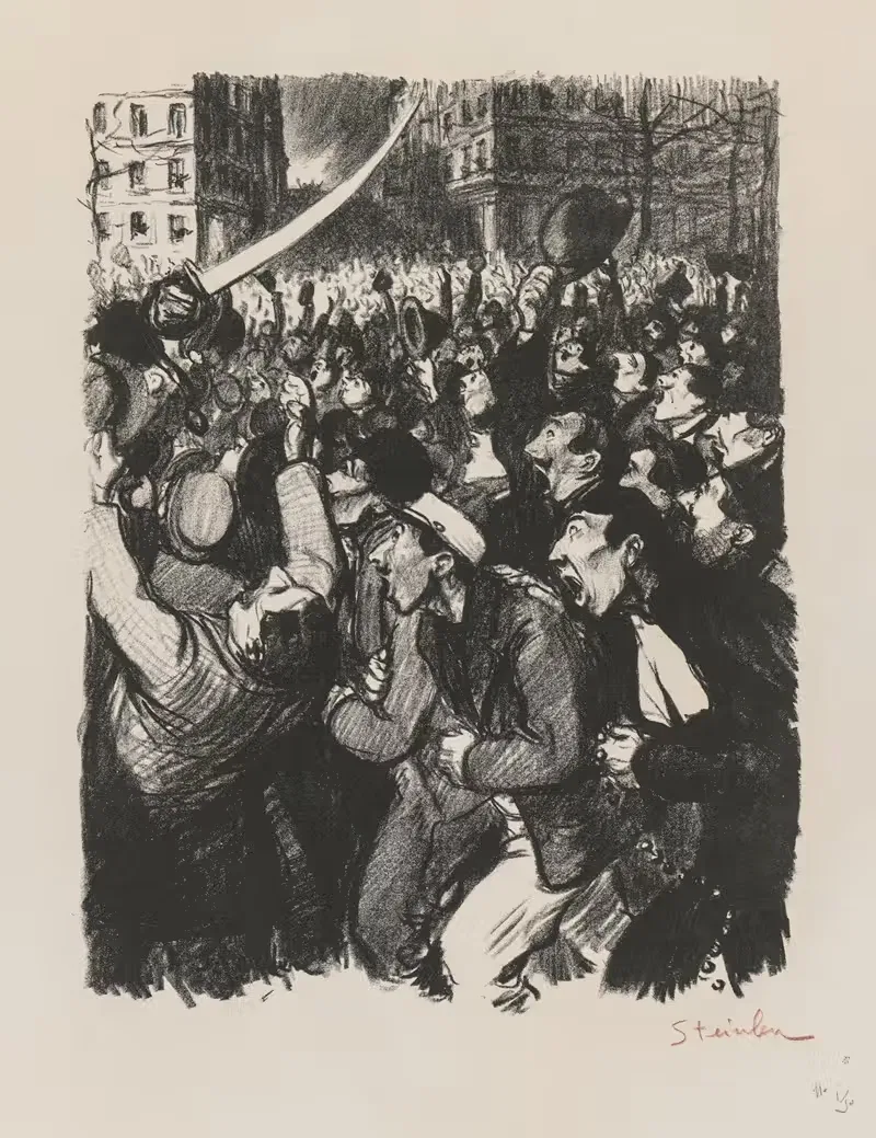 Деревья Буа-деффра by Теофиль Александр Стенлен, 1898 — digital art print download