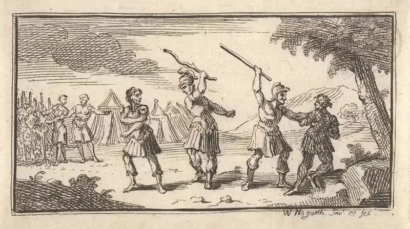 Предостережение Фустия by Уильям Хогарт, 1725 — digital art print download