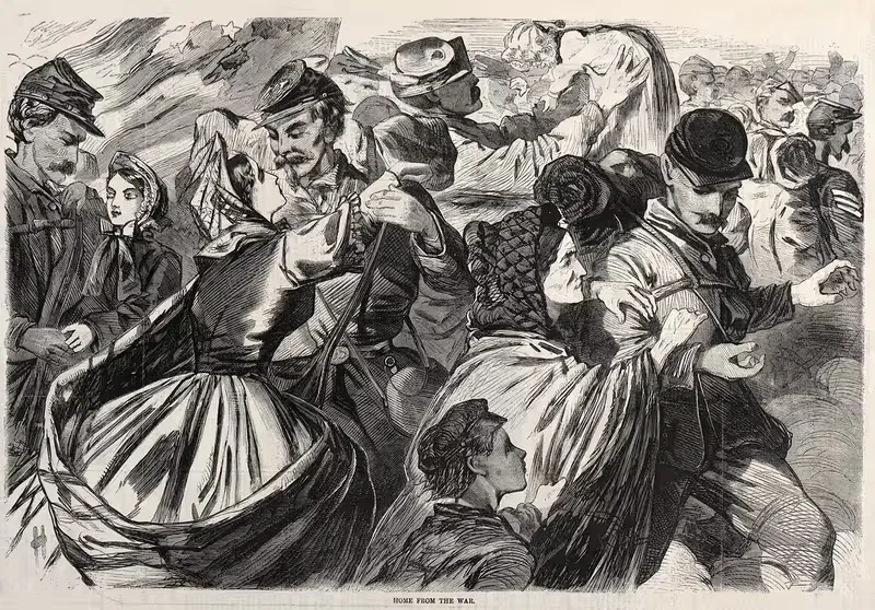 Home from the War by Winslow Homer, 1863 — digital art print download