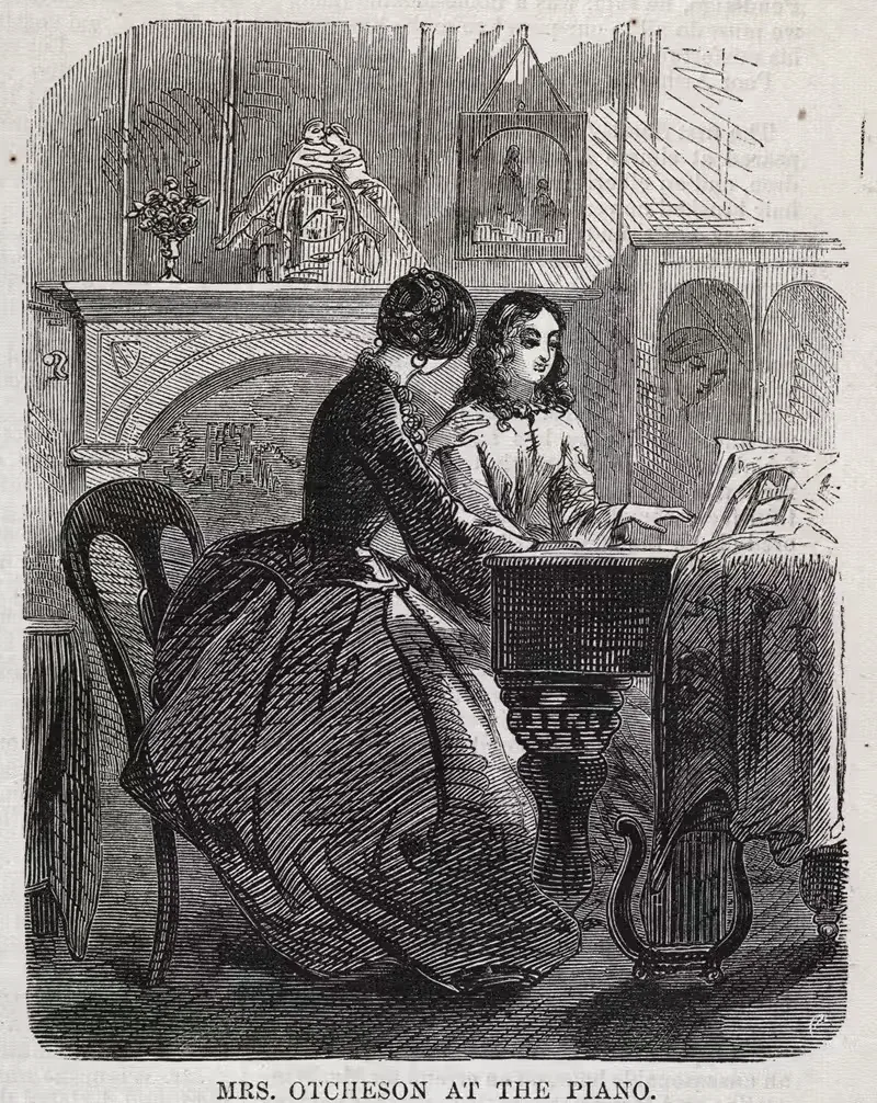 Mrs. Otcheson at the Piano — Winslow Homer