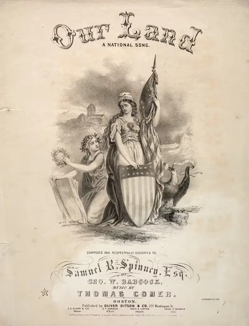Our Land – Sheet Music Cover — Winslow Homer