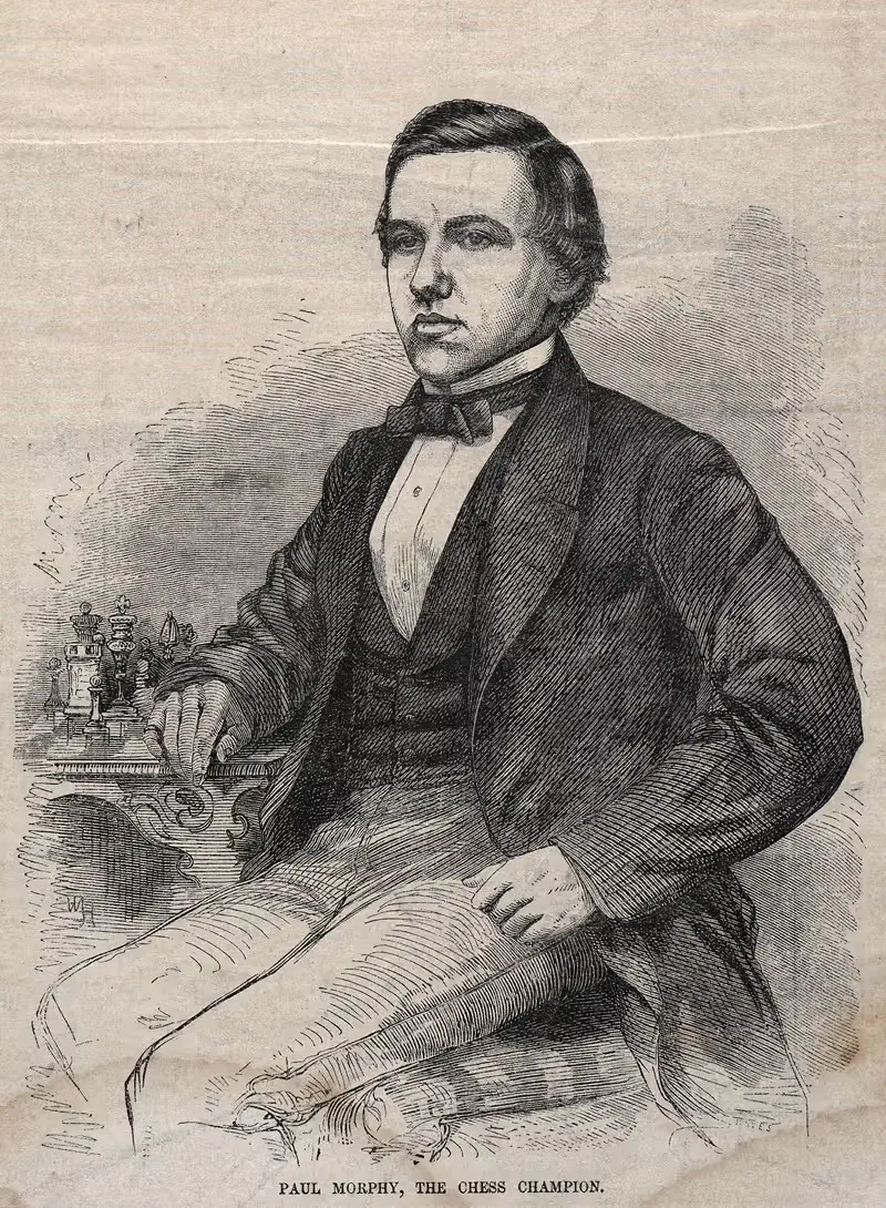 Пол Морфи, чемпион по шахматам by Уинслоу Хомер, 1859 — digital art print download
