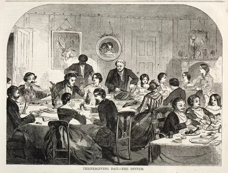 День благодарения – Ужин by Уинслоу Хомер, 1858 — digital art print download