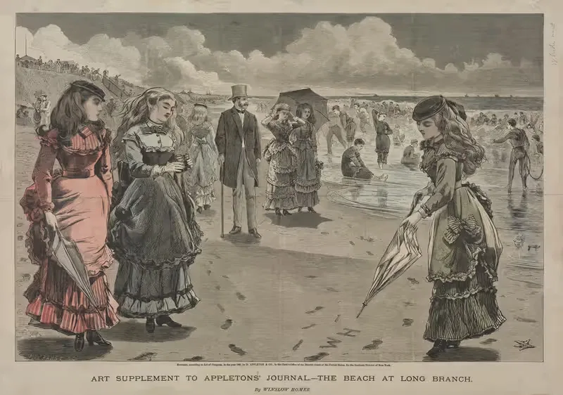 Пляж в Лонг-Бранче by Уинслоу Хомер, 1869 — digital art print download