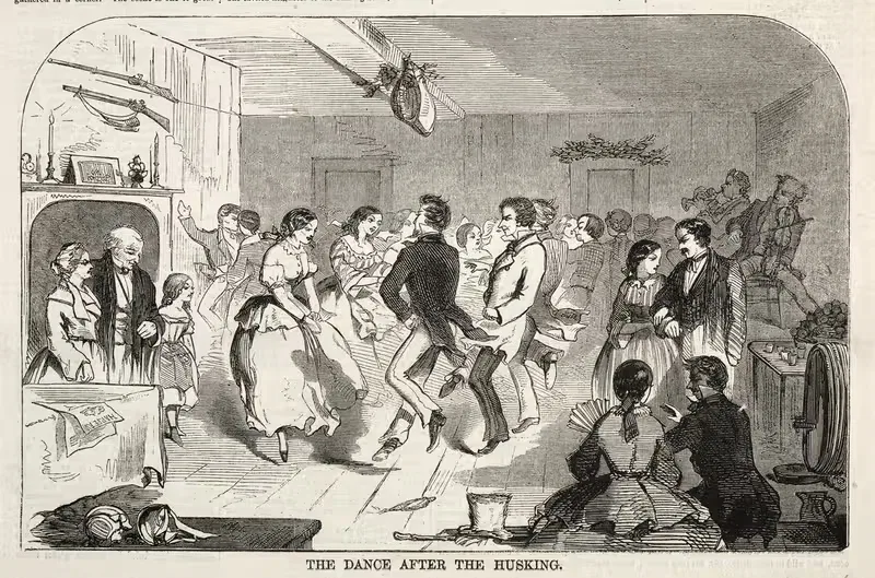 Танец после обмолота by Уинслоу Хомер, 1858 — digital art print download