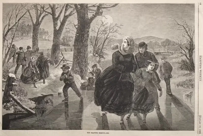 Сезон катания на коньках – 1862 — Уинслоу Хомер
