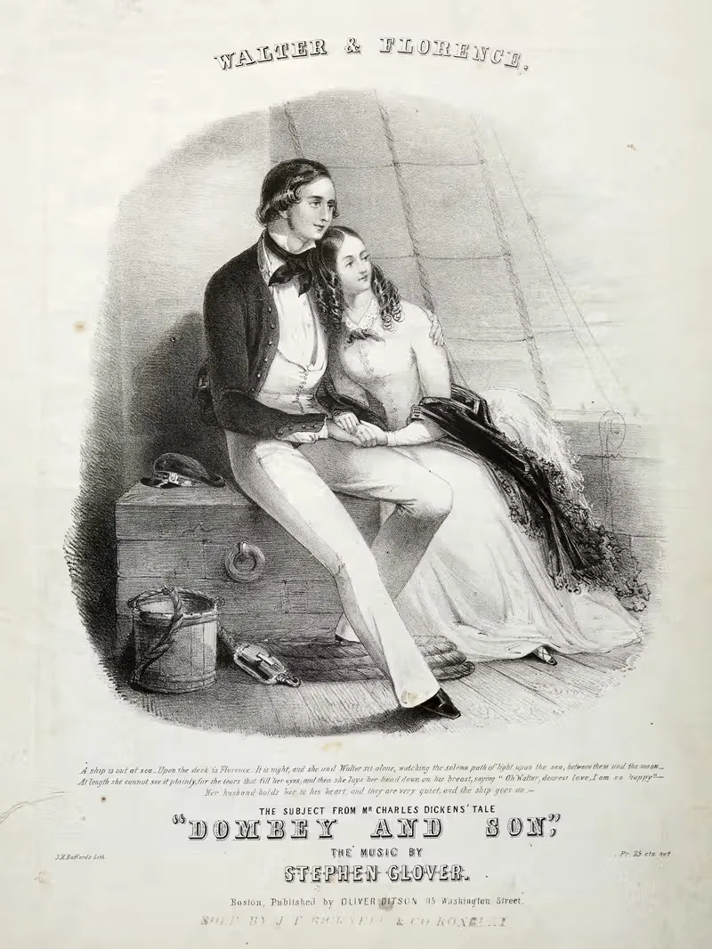 Walter and Florence – Sheet Music Cover — Winslow Homer
