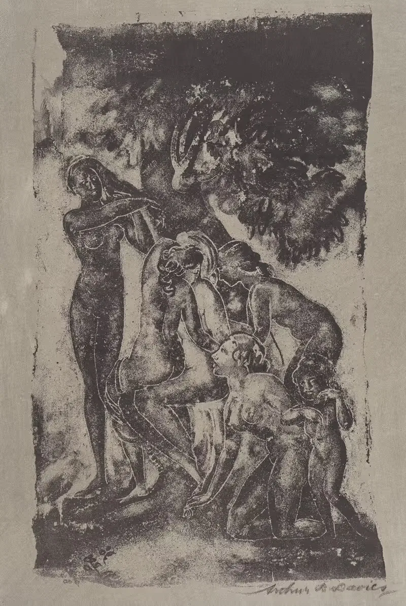 Фигуры Земли by Артур Боун Дэвис, 1923 — digital art print download