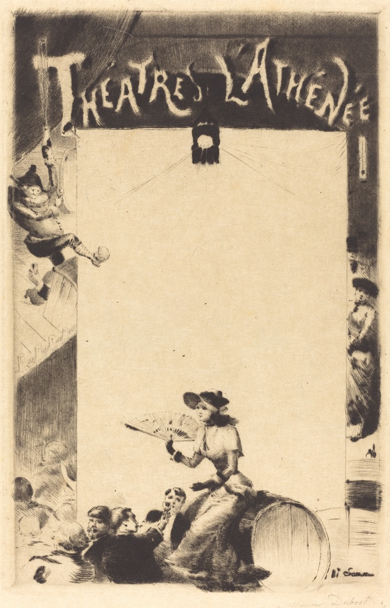 Программа для 'Театры Л'Атене' by Анри Сомм, 1881 — digital art print download