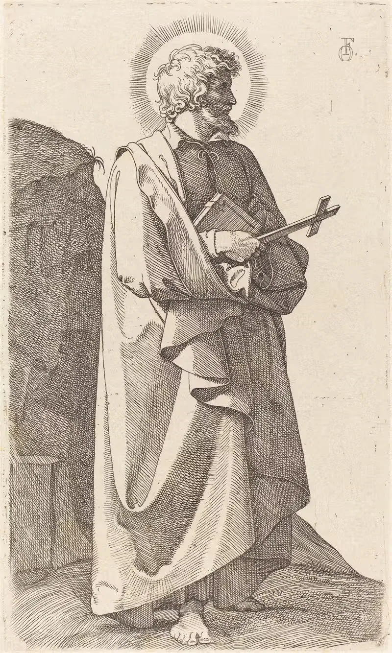 Saint Philip Neri by Johann Friedrich Overbeck, 1826 — digital art print download